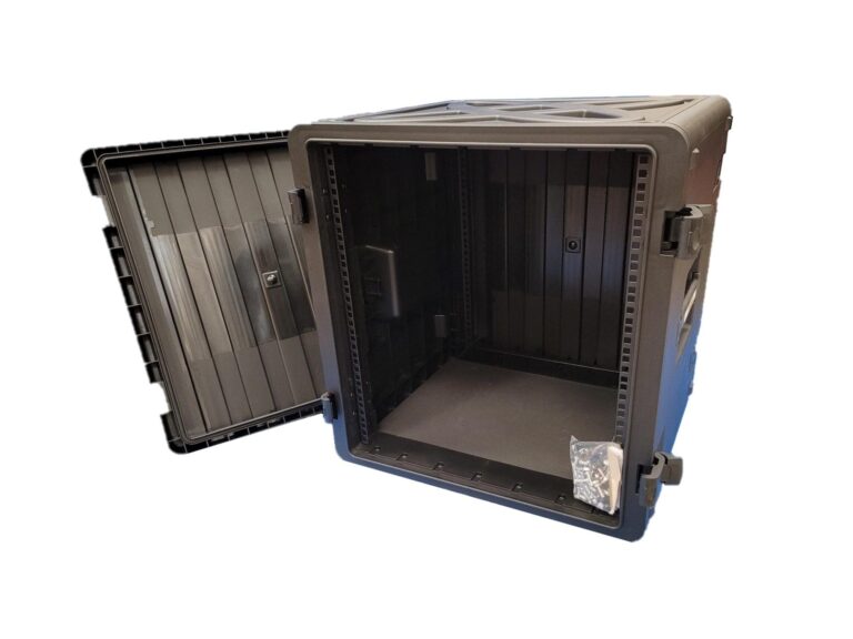 Challenger 19" 12U Mala Rígida Moldada por Injeção com Rack