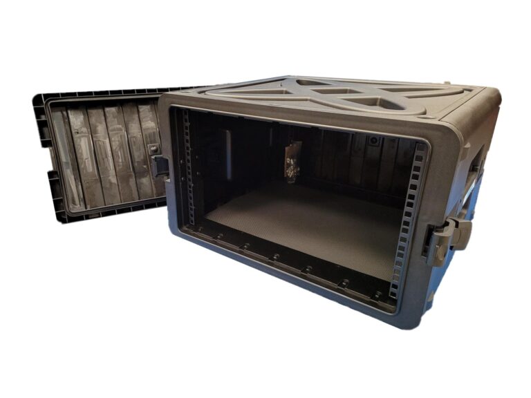 Challenger 19" 6U Mala Rígida Moldada por Injeção com Rack