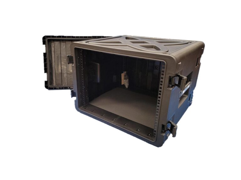 Challenger 19" 8U Mala Rígida Moldada por Injeção com Rack
