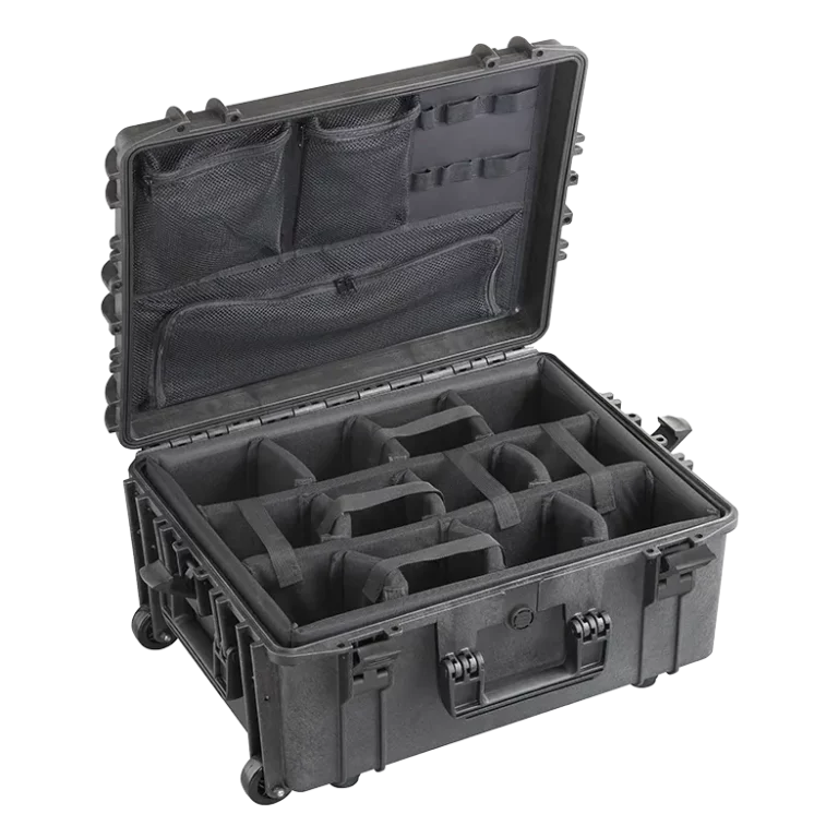 MAX540H245CAMORGTR Mala Profissional para Câmera Fotográfica com Rodas e Certificação IP67