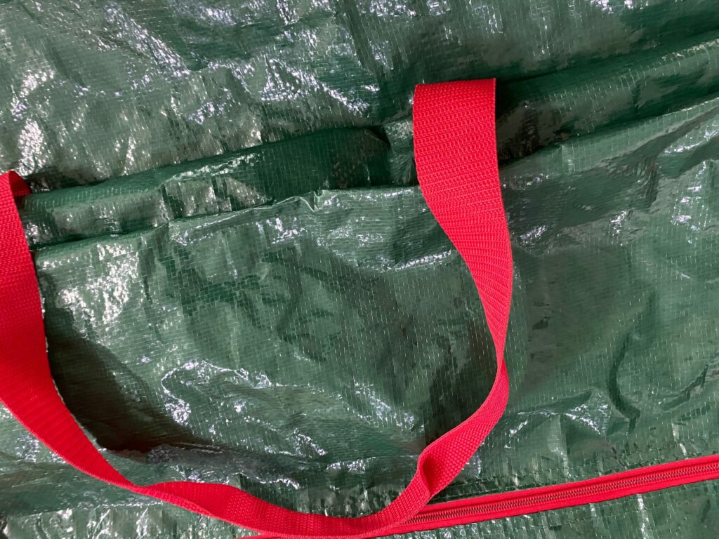 Saco de Armazenamento Extra Grande para árvores de Natal ou almofadas de jardim