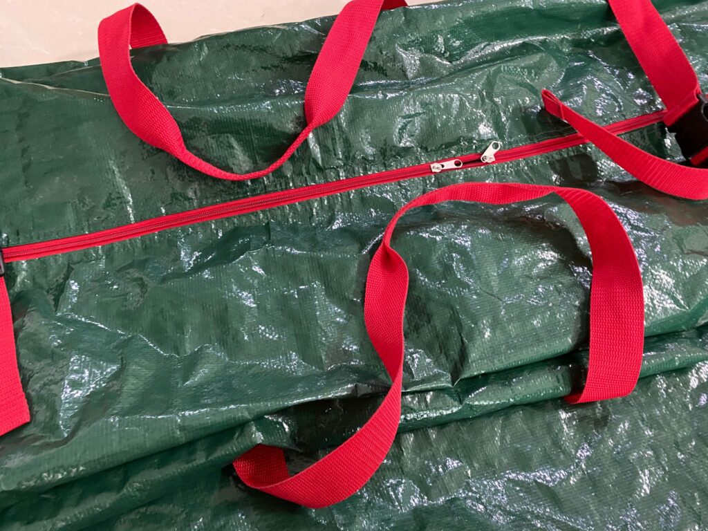 Saco de Armazenamento Extra Grande para árvores de Natal ou almofadas de jardim