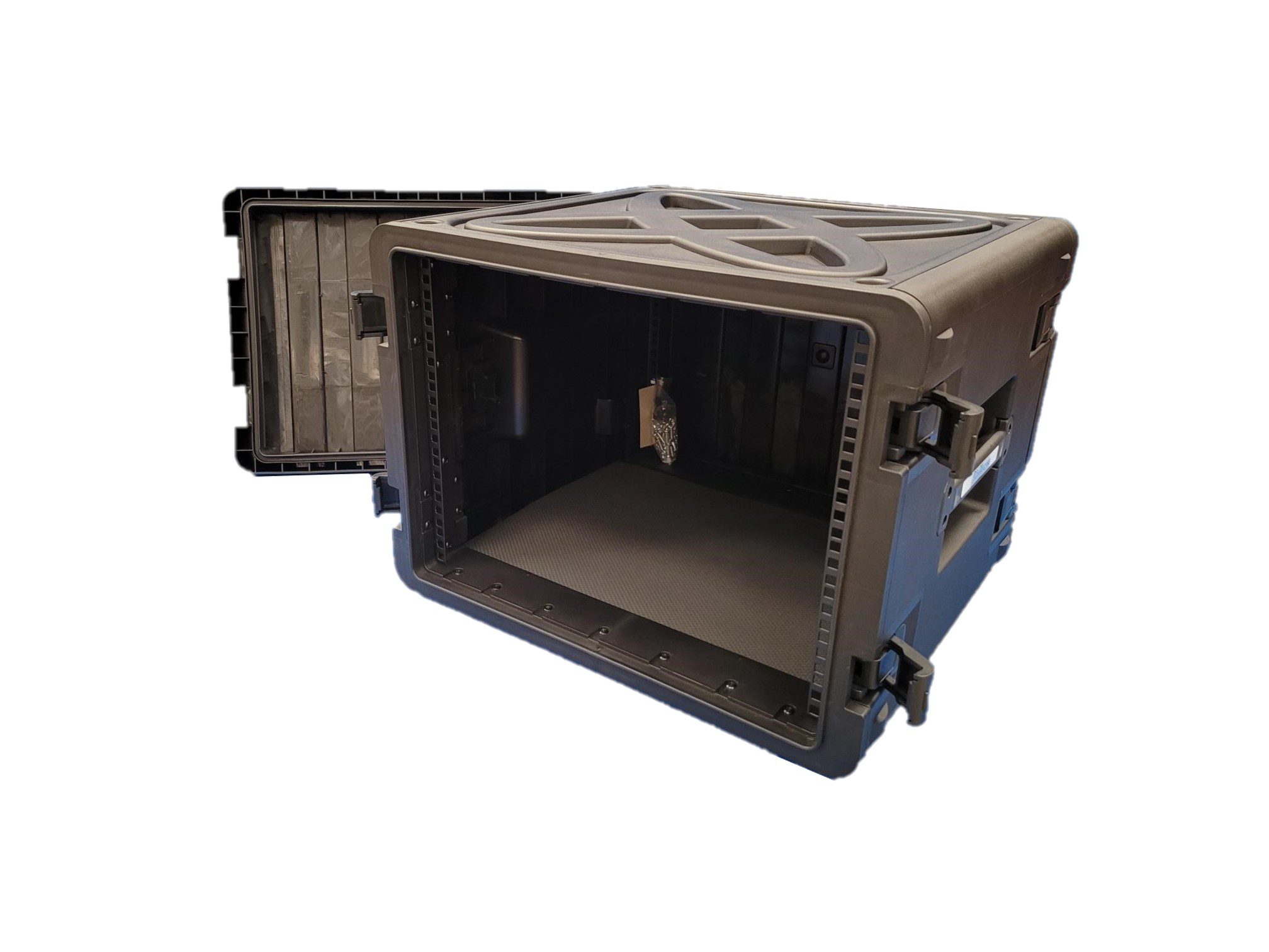 Challenger 19″ 8U Mala Rígida Moldada por Injeção com Rack