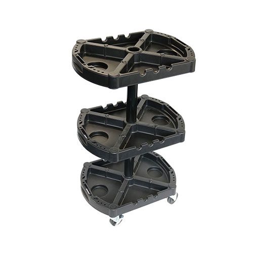 Carrinho Utilitário com 4 Rodas de Ferramentas – com 3 Bandejas
