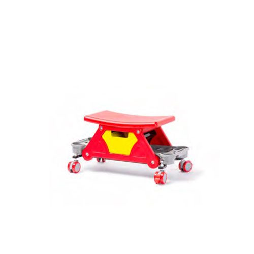 Challenger Banco Mecânico de Garagem com 4 Rodas – com Gaveta e 2 Bandejas Laterais para Ferramentas – Roda de 65 mm