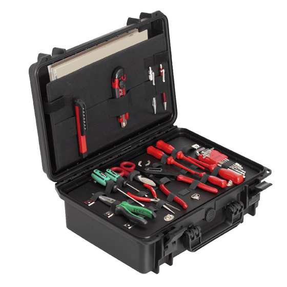 MAX430PU Mala de Ferramentas Profissional com Certificação IP67